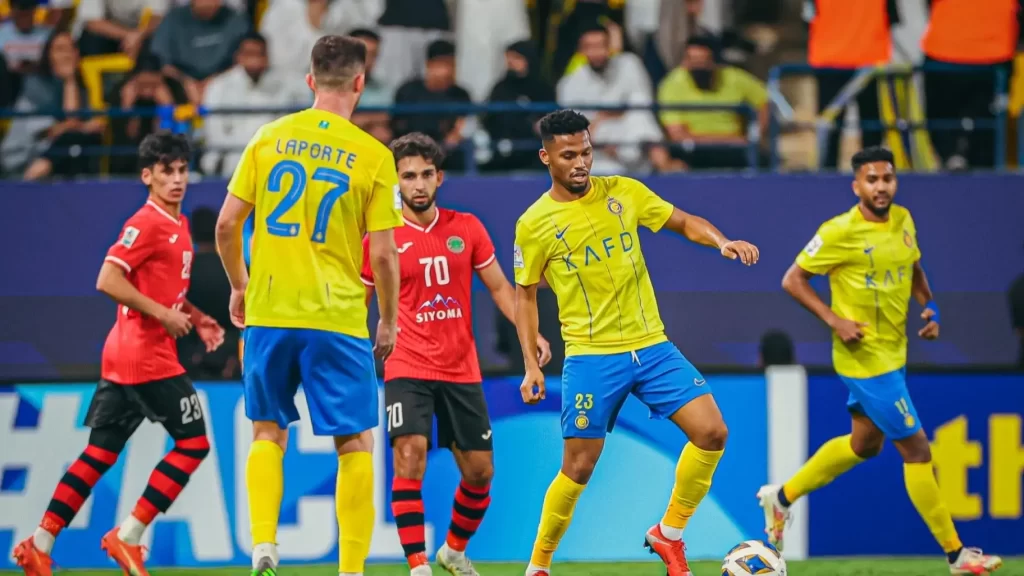 بالفيديو أبها يتعادل مع النصر في الوقت القاتل