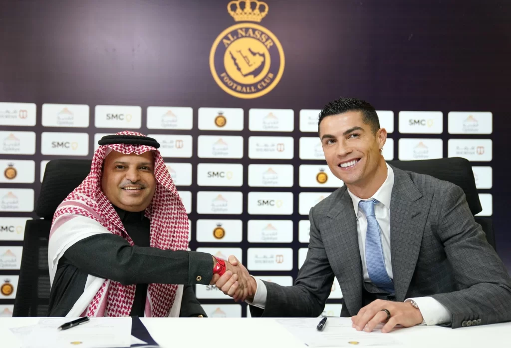 Musalli Al-Muammar and ronaldo