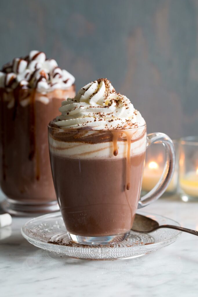 The best cafes in Riyadh offer the finest hot chocolate.