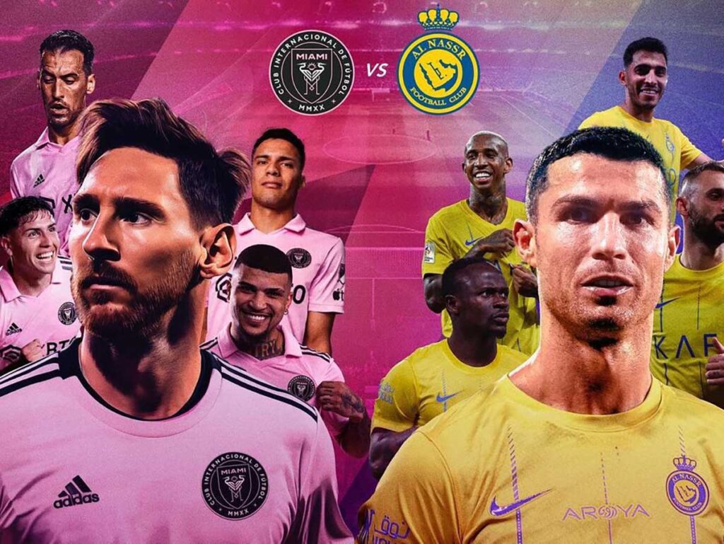 Ronaldo vs. Messi in Riyadh Season 2024 Football Cup