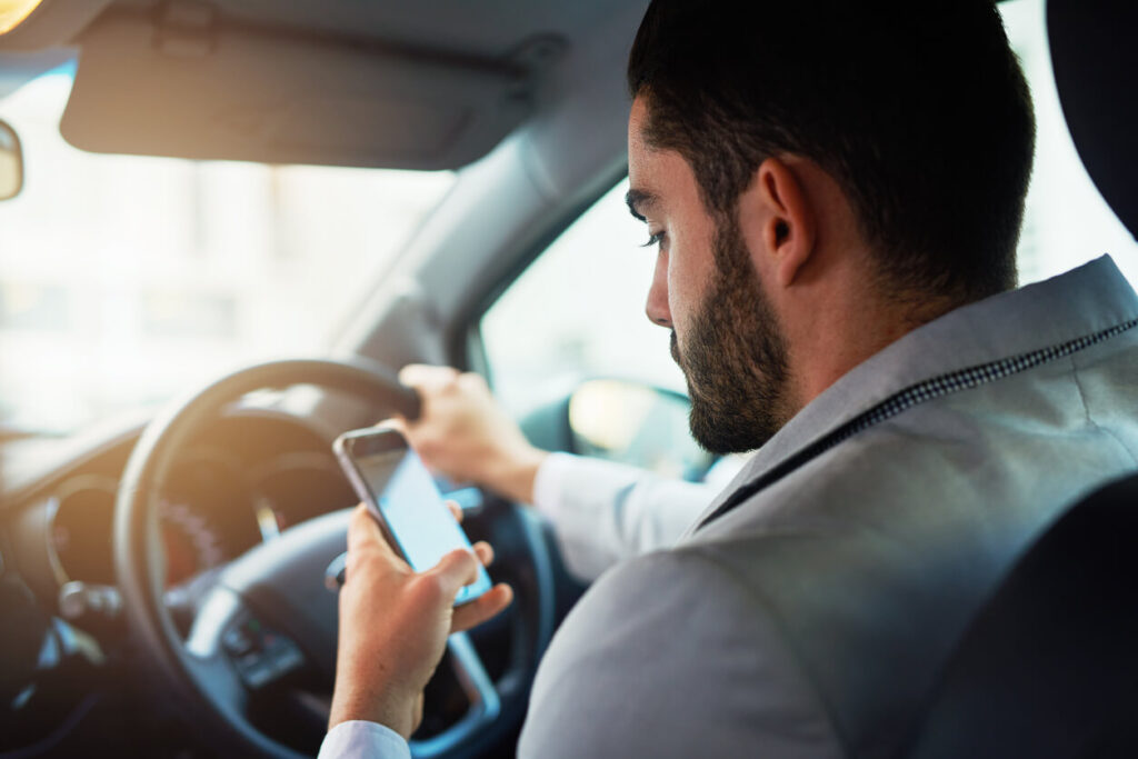 Fine for Using Mobile Phone While Driving